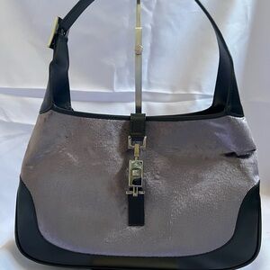 Gucci purple velvet Jackie bag